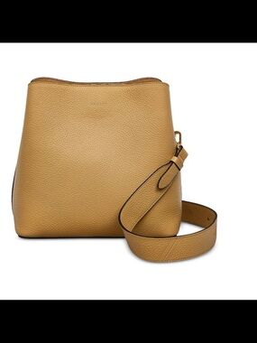 NWT RADLEY London dukes place leather compartment crossbody bag pecan color